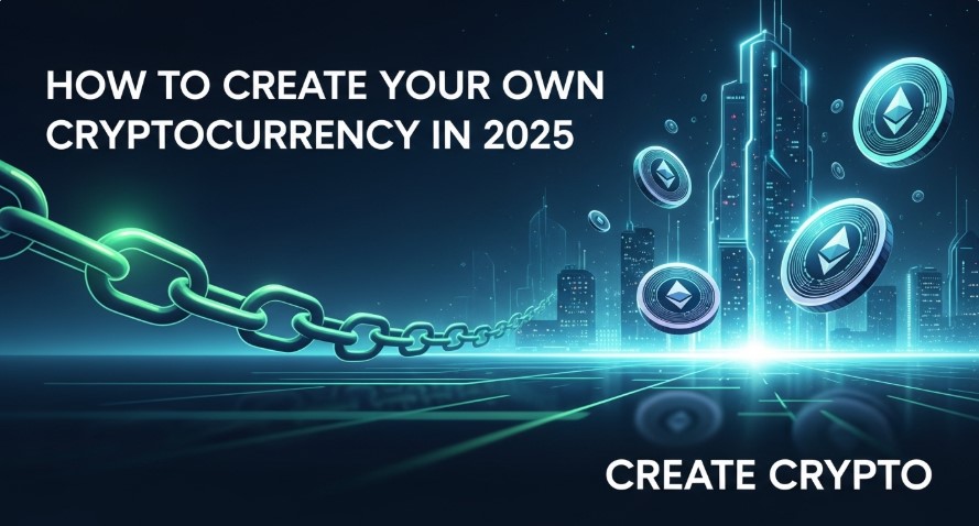 Thumbnail for creating a cryptocurrency in 2025 guide