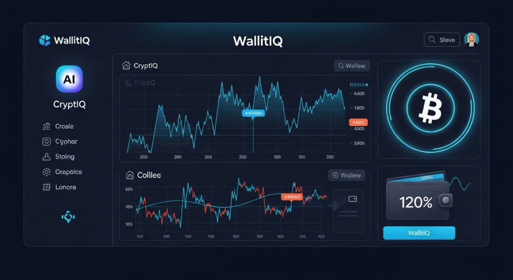 WallitIQ crypto wallet dashboard