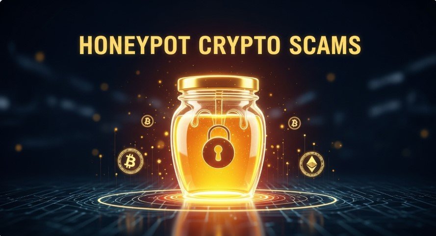 Thumbnail for blog post on honeypot crypto scams