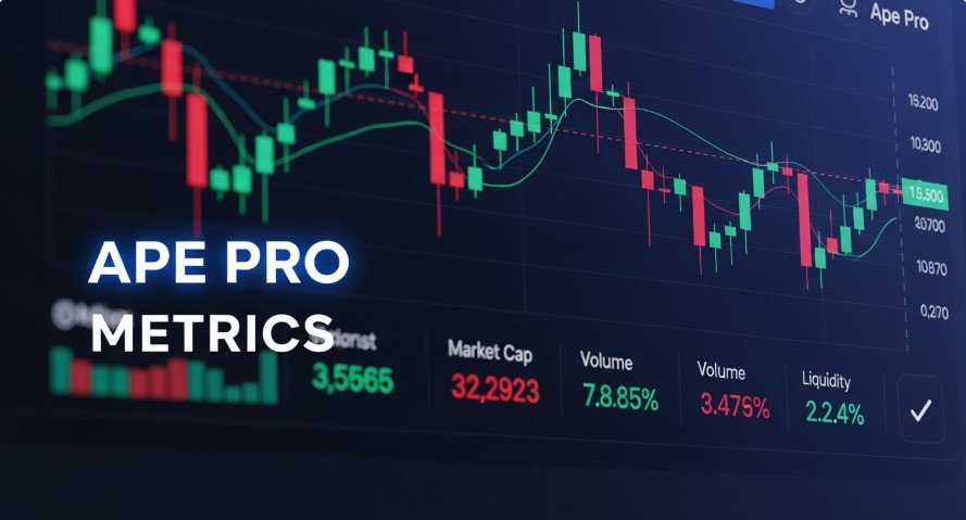Thumbnail of Ape Pro crypto dashboard with price charts