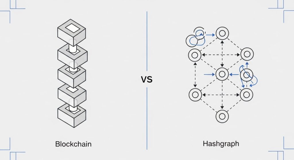 Blockchain vs Hashgraph comparison