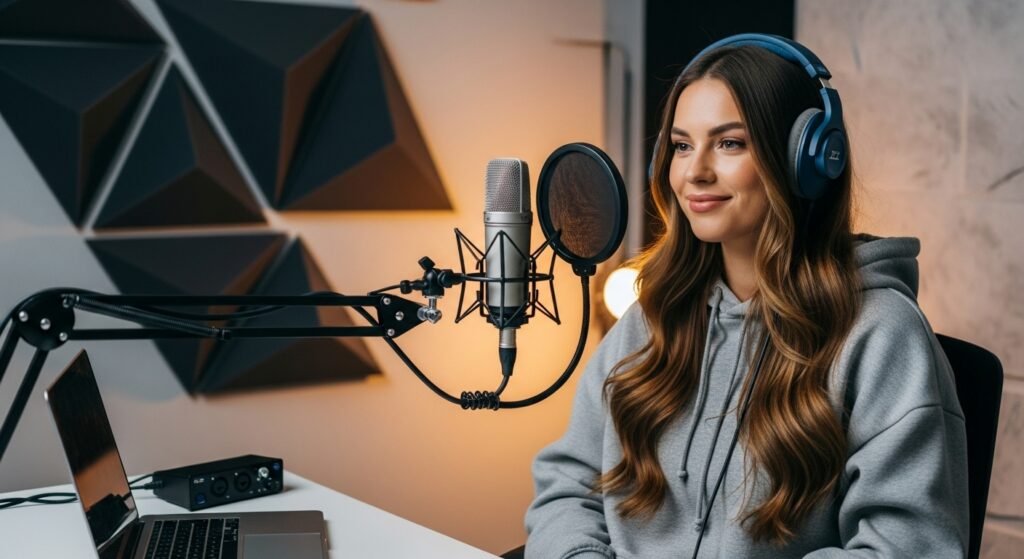 Haliey Welch podcast recording