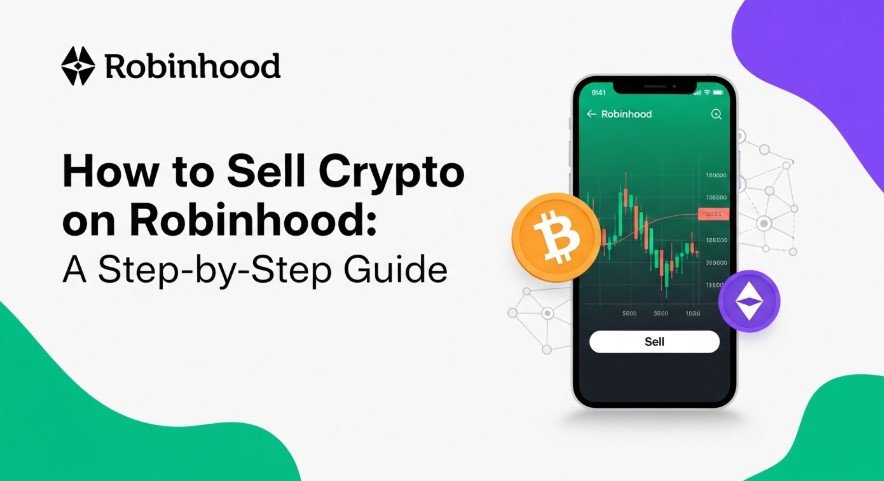 Thumbnail for guide on selling crypto on Robinhood