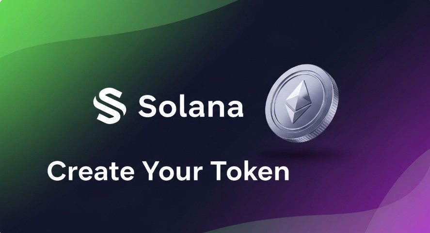 Solana blockchain token creation thumbnail