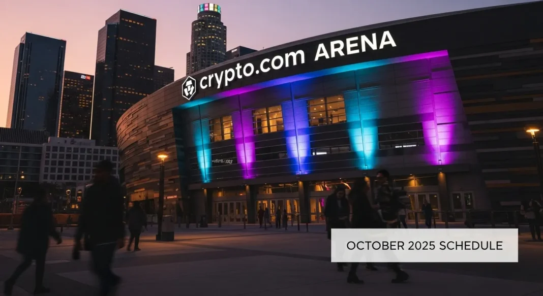 Thumbnail for Crypto.com Arena October 2025 events schedule